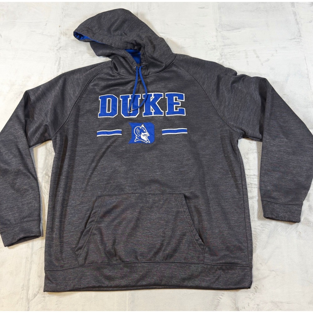 Colosseum Duke Blue Devils Pullover Hoodie Sweatshirt Mens XXL Gray Blue
